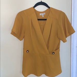 Beautiful Mustard blouse!